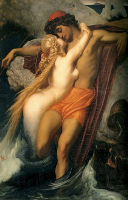 The Fisherman and the Syren c1856 8 66 3x48 7cm