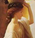 Leighton Eucharis A Girl with a Basket of Fruit
