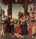 LORENZO DI CREDI Adoration Of The Shepherds