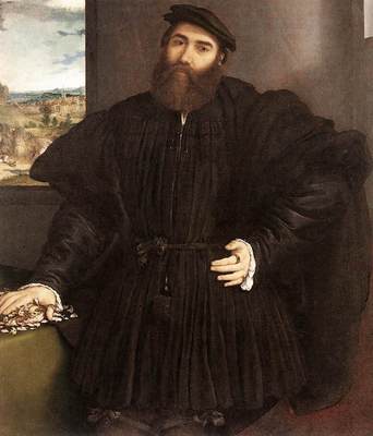 Lotto Lorenzo Portrait of a Gentleman c1530