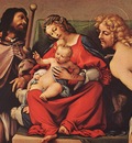 Lotto Lorenzo Madonna with the Child and Sts Rock and Sebastian c1522