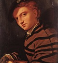 lotto lorenzo young man with book 1525