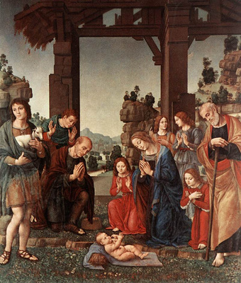 Lorenzo di Credi Adoration of the Shepherds