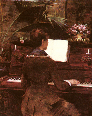 Abbema Louise At The Piano
