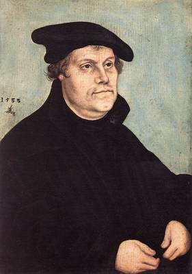 CRANACH Lucas the Elder Portrait Of Martin Luther