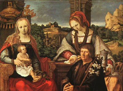 Madonna and Child with Mary Magdalene and a Donor WGA