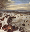 VALKENBORCH Lucas van View Of Antwerp With The Frozen
