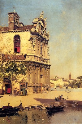 Ortega Martin Rico Y A View Of Venice
