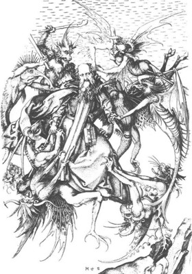 SCHONGAUER Martin Temptaion Of St Anthony