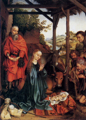 Schonogauer Martin Adoration Of The Shepherds