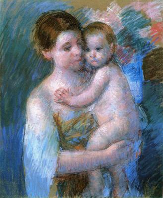 Cassatt Mary Mother Holding Her Baby