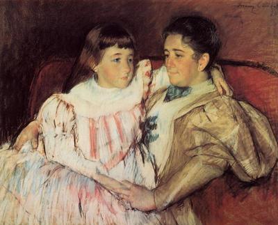 Cassatt Mary Portrait of Mrs Havemeyer and Her Daughter Electra