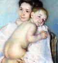 Cassatt Mary Mother Berthe Holding Her Baby