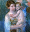 Cassatt Mary Mother Holding Her Baby