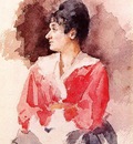 Cassatt Mary Profile of an Italian Woman