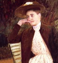 Cassatt Mary Celeste in a Brown Hat