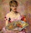 Cassatt Mary Lady with a Fan aka Portrait of Anne Charlotte Gaillard