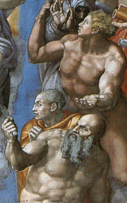 Michelangelo The Last Judgement detail2a