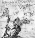 Michelangelo Back View of a Woman