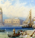Foster Myles Birket St Marks and The Ducal Palace From San Giorgio Maggiore