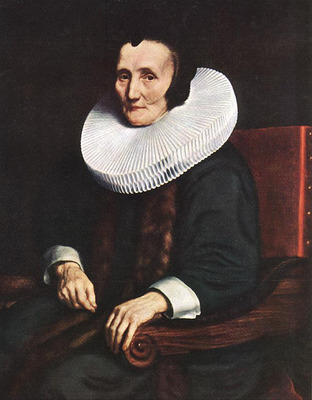 MAES Nicolaes Portrait of Margaretha de Geer Wife of Jacob Trip