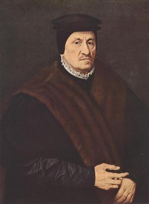 NEUFCHATEL Nicolas Portrait Of A Patrician
