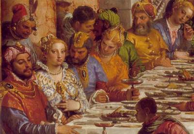 Veronese The Marriage at Cana detail1