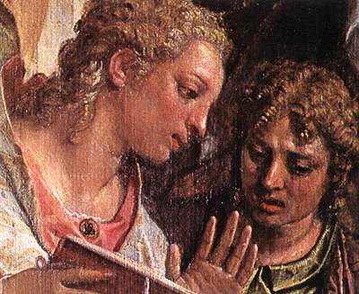 Veronese The Marriage of St Catherine detail1
