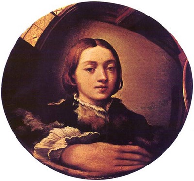 PARMIGIANINO Self Portrait In A Convex Mirror