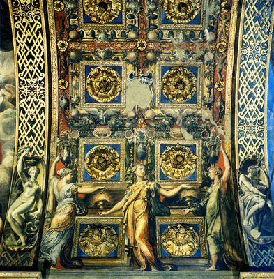 Parmigianino Wise Virgins Allegorical Figures And Plants