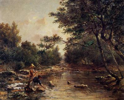 Guigou Paul Camille On the Banks of the River