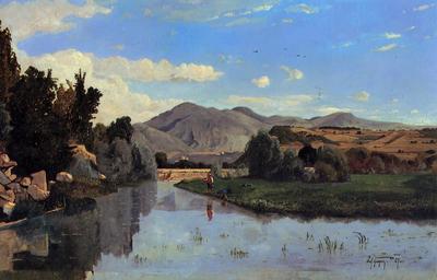Guigou Paul Camille The Aiguebrun River at Lourmarin