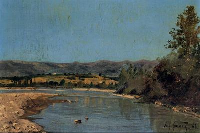 Guigou Paul Camille The Banks of the Durance at Puivert