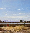 Guigou Paul Camille Landscape the Banks of the Durance