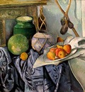 cezanne still life with a ginger jar and eggplants mid