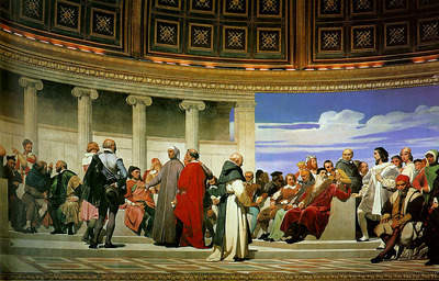 Hemicycle of the Ecole des Beaux Arts 1814 right