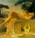 Girl in a Basin 1845 unfinished
