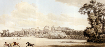 Sandby Paul View Of Windsor Castle And Part Of The Town From The Spital Hill