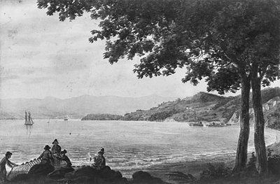 Svinin Pavel Petrovich Shad Fishermen On The Shore Of The Hudson River