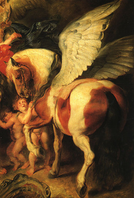 Perseus and Andromeda detail of Pegasus WGA