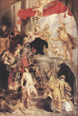 Rubens Bethrotal of St Catherine sketch