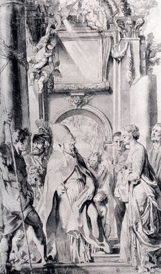 rubens saint gregory with saints domitilla maurus and papianus