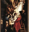 Rubens Descent from the Cross detail centre panel