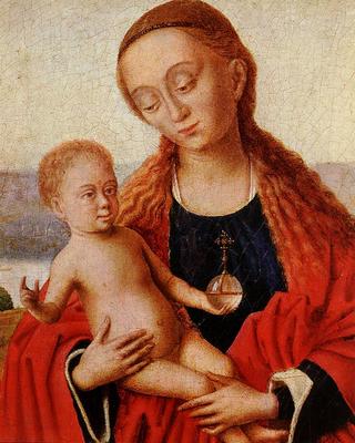 CHRISTUS Petrus Madonna detail