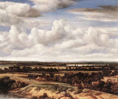 KONINCK Philips An Extensive Landscape With A Road By A Ruin