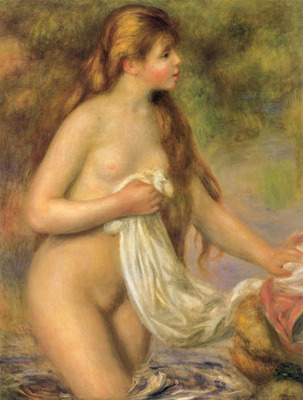 Bather with Long Hair