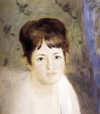 Renoir Auguste Head Of A Woman