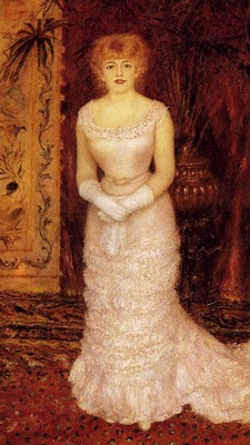 Renoir Pierre Auguste Portrait Of The Actress Jeanne Samary