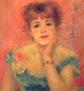 Jeanne Samary in a Low Necked Dress