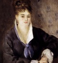 Renoir Pierre Auguste Woman In Black